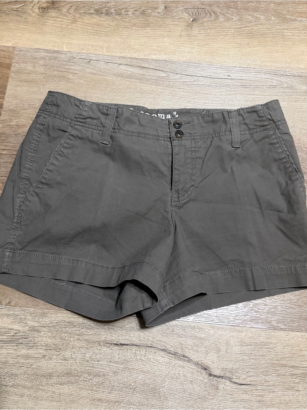 Women's Dark Olive Green Bermuda Shorts